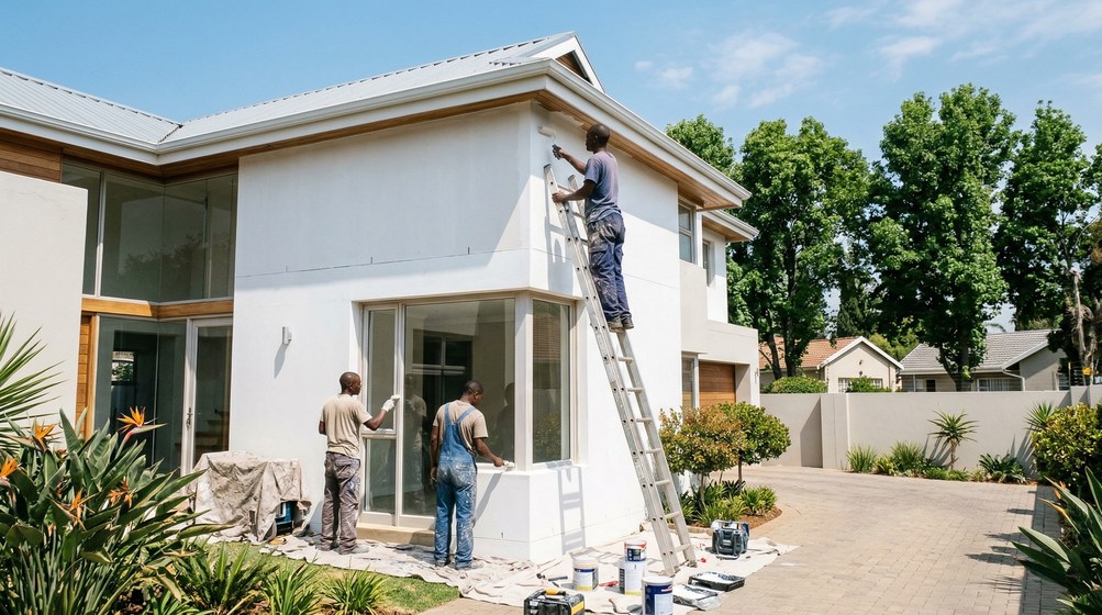 Professional painters working in Sunningdale, Cape Town Helderberg